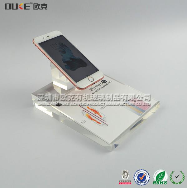 蘋果6有機玻璃展示架