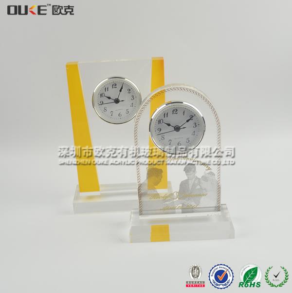 亞克力座鐘