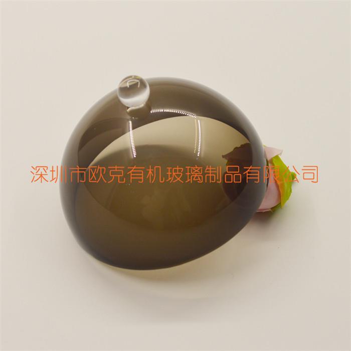 茶色有機玻璃面罩