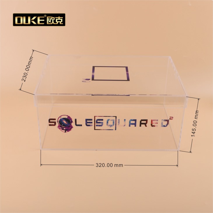 深圳工廠直銷(xiāo)亞克力UV打印創(chuàng)意鞋盒
