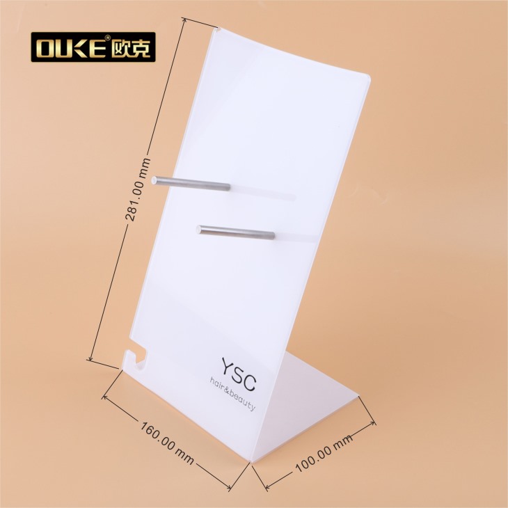 深圳亞克力加工廠定制商場(chǎng)專用亞克力風(fēng)筒展示架