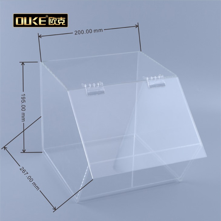 深圳有機(jī)玻璃加工廠定制亞克力零食存儲(chǔ)盒