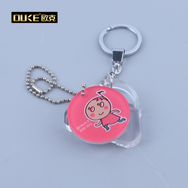 深圳工廠批發(fā)定制亞克力鑰匙配飾