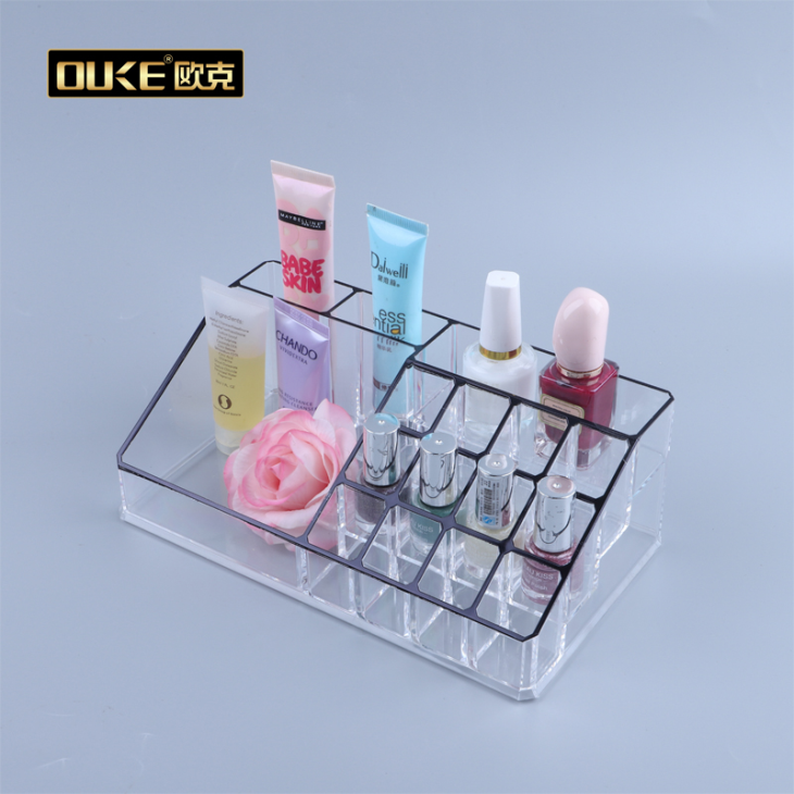 亞克力加工廠定制亞克力彩妝收納展示盒