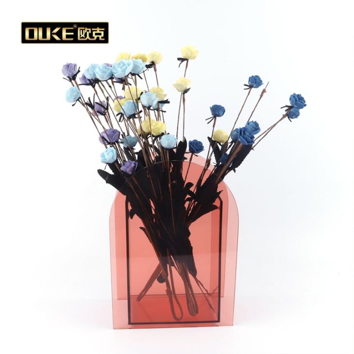 批發(fā)創(chuàng)意有機(jī)玻璃鮮花展示盒