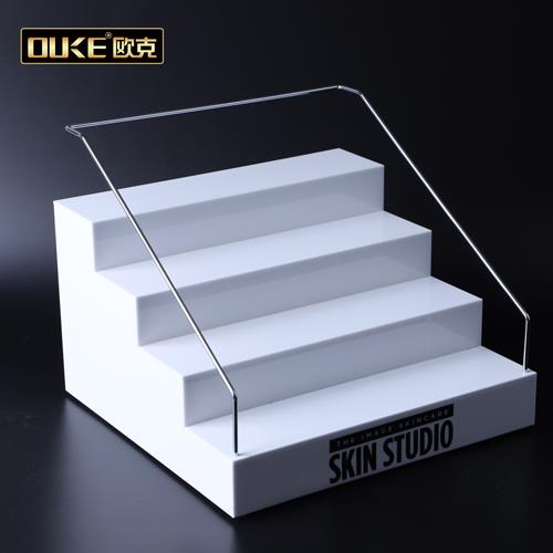 白色亞克力階梯展示架