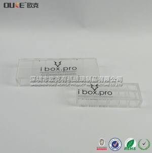 透明磨砂亞克力多格收納盒