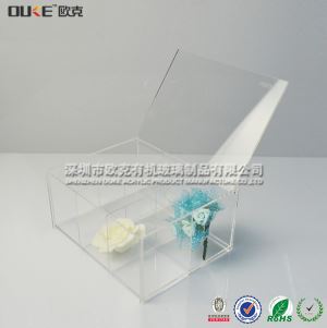 六格透明亞克力食品分裝盒