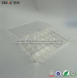 翻蓋飾品多格亞克力收納盒