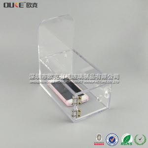 有機(jī)玻璃手機(jī)存放箱