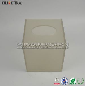 透明有機玻璃紙巾盒