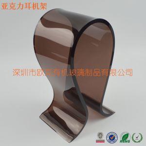 茶色亞克力耳機(jī)陳列架廠家定制