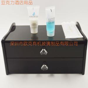 黑色有機(jī)玻璃抽屜盒