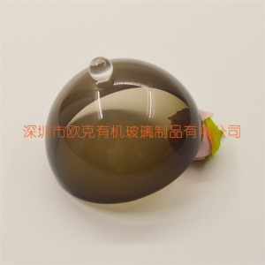 茶色有機玻璃面罩