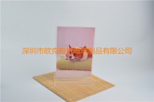亞克力熱彎相框臺(tái)牌定制