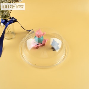 亞克力工廠生產亞克力翻邊不傷手半球罩子