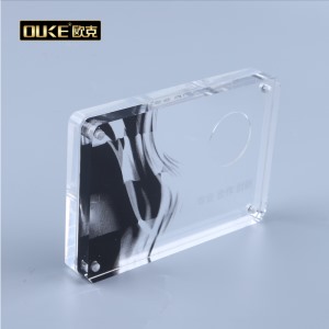 亞克力平板UV打印強磁金幣展示盒