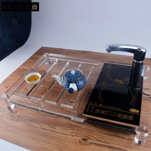 實力工廠定制透明有機玻璃茶盤