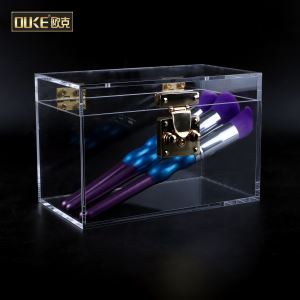 亞克力透明翻蓋防塵收納盒