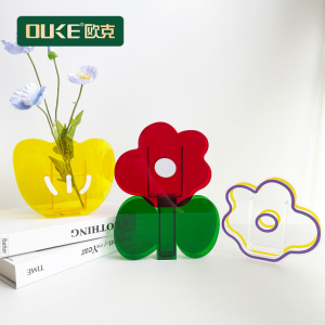 亞克力清新簡(jiǎn)約風(fēng)花盒、創(chuàng)意可愛(ài)筆盒收納盒