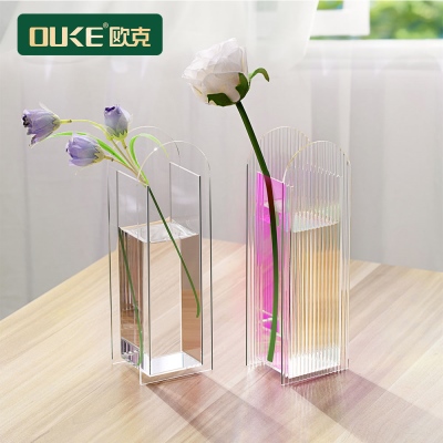 亞克力創(chuàng)意ins多功能花盒、形狀可定制簡(jiǎn)約花盒