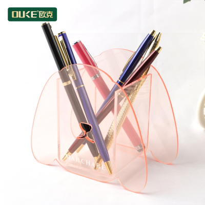 亞克力半透粉狗狗筆盒